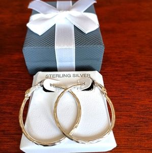 Sterling Silver Hoop Earrings